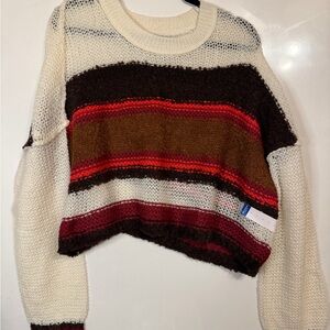 Arizona Jean Company Multicolor Striped Sweater